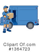 Delivery Man Clipart #1364723 by Clip Art Mascots