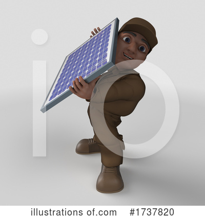 Royalty-Free (RF) Delivery Man Clipart Illustration by KJ Pargeter - Stock Sample #1737820