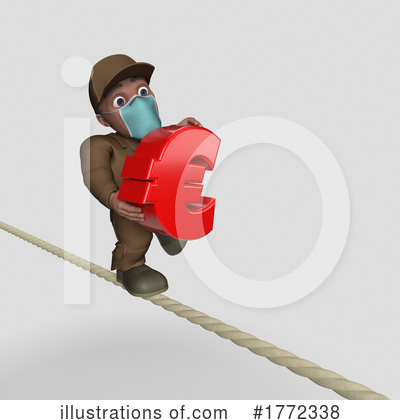 Royalty-Free (RF) Delivery Man Clipart Illustration by KJ Pargeter - Stock Sample #1772338