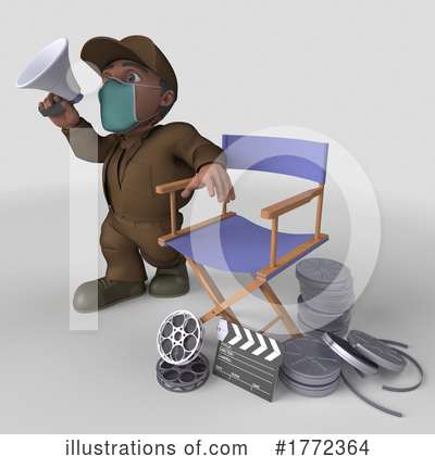 Royalty-Free (RF) Delivery Man Clipart Illustration by KJ Pargeter - Stock Sample #1772364