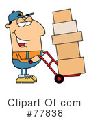 Delivery Man Clipart #77838 by Hit Toon