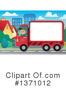 Delivery Truck Clipart #1371012 by visekart