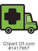Delivery Van Clipart #1417967 by Lal Perera