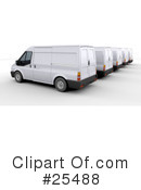 Delivery Van Clipart #25488 by KJ Pargeter