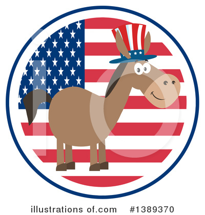 Donkey Clipart #1389370 by Hit Toon