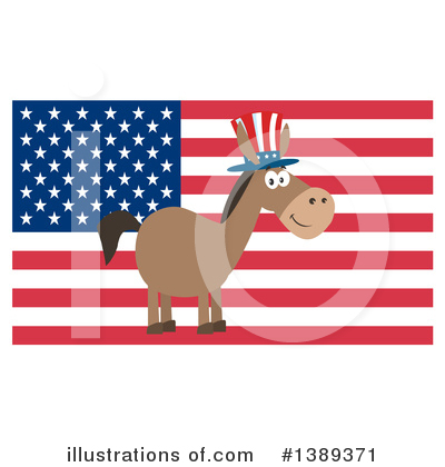 Donkey Clipart #1389371 by Hit Toon