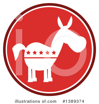 Donkey Clipart #1389374 by Hit Toon