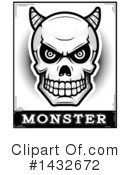 Demon Skull Clipart #1432672 by Cory Thoman