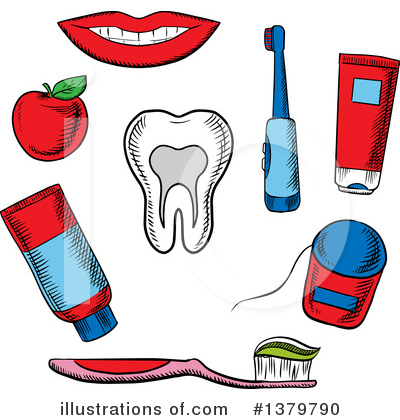 Royalty-Free (RF) Dental Clipart Illustration by Vector Tradition SM - Stock Sample #1379790