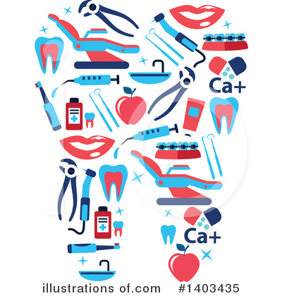 Teeth Clipart #1403435 by Vector Tradition SM
