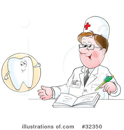 Royalty-Free (RF) Dental Clipart Illustration by Alex Bannykh - Stock Sample #32350