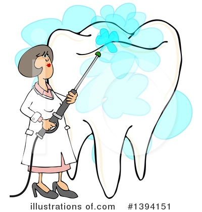Royalty-Free (RF) Dentist Clipart Illustration by djart - Stock Sample #1394151