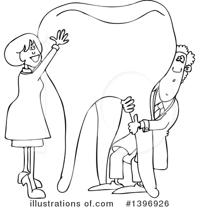 Royalty-Free (RF) Dentist Clipart Illustration by djart - Stock Sample #1396926