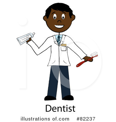 Royalty-Free (RF) Dentist Clipart Illustration by Pams Clipart - Stock Sample #82237