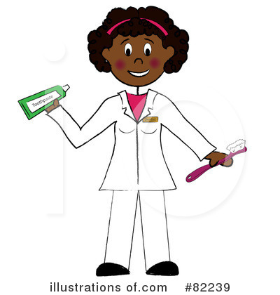 Royalty-Free (RF) Dentist Clipart Illustration by Pams Clipart - Stock Sample #82239