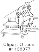 Depressed Clipart #1136077 by Picsburg