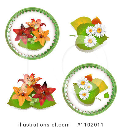 Royalty-Free (RF) Design Elements Clipart Illustration by merlinul - Stock Sample #1102011