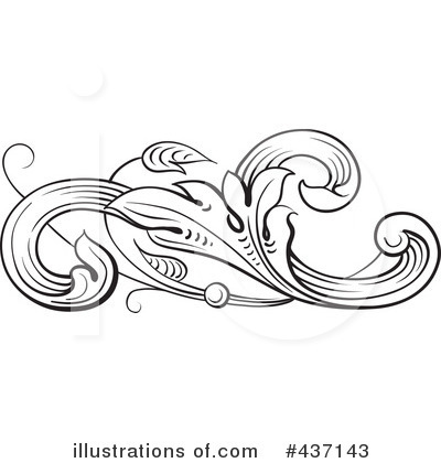 Royalty-Free (RF) Design Elements Clipart Illustration by pauloribau - Stock Sample #437143