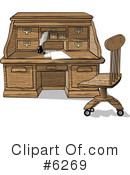 Desk Clipart #6269 by djart