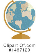 Desk Globe Clipart #1467129 by BNP Design Studio