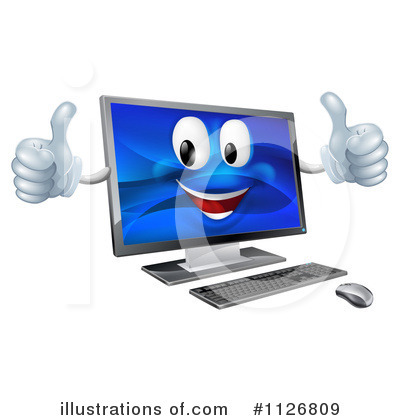 Computer Clipart #1126809 by AtStockIllustration