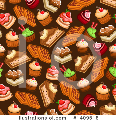 Royalty-Free (RF) Dessert Clipart Illustration by Vector Tradition SM - Stock Sample #1409518