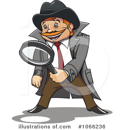 Royalty-Free (RF) Detective Clipart Illustration by Vector Tradition SM - Stock Sample #1066236