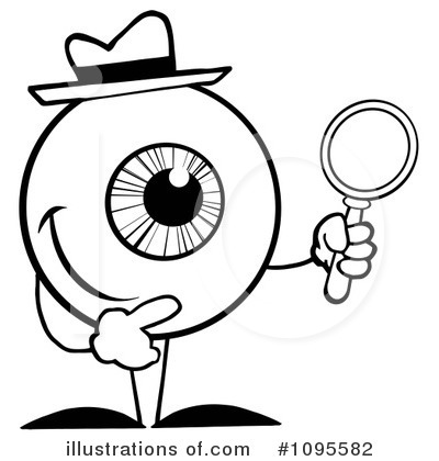 Eyeball Clipart #1095582 by Hit Toon