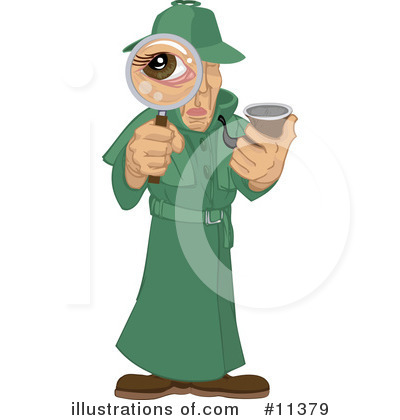 Royalty-Free (RF) Detective Clipart Illustration by AtStockIllustration - Stock Sample #11379