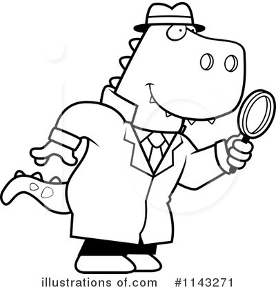 Royalty-Free (RF) Detective Clipart Illustration by Cory Thoman - Stock Sample #1143271