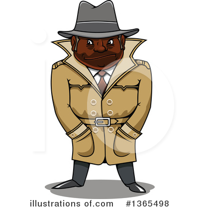 Royalty-Free (RF) Detective Clipart Illustration by Vector Tradition SM - Stock Sample #1365498