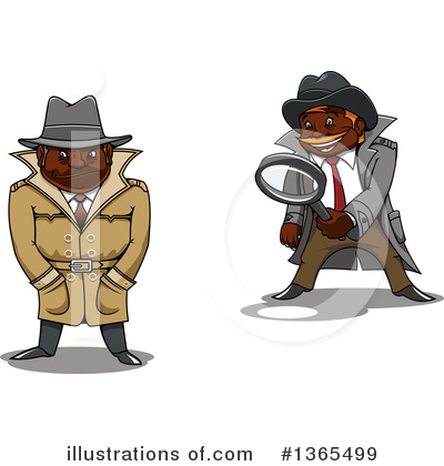 Detective Clipart #1365499 by Vector Tradition SM