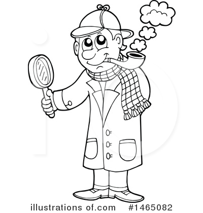 Magnifying Glass Clipart #1465082 by visekart