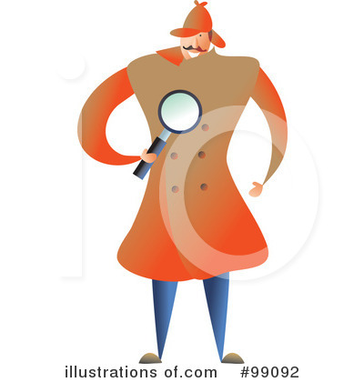 Royalty-Free (RF) Detective Clipart Illustration by Prawny - Stock Sample #99092