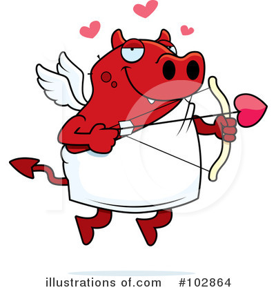 Royalty-Free (RF) Devil Clipart Illustration by Cory Thoman - Stock Sample #102864