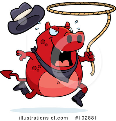 Royalty-Free (RF) Devil Clipart Illustration by Cory Thoman - Stock Sample #102881