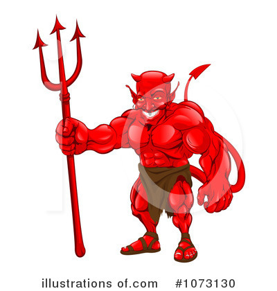 Royalty-Free (RF) Devil Clipart Illustration by AtStockIllustration - Stock Sample #1073130