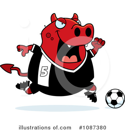 Soccer Clipart #1087380 by Cory Thoman