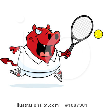 Tennis Clipart #1087381 by Cory Thoman