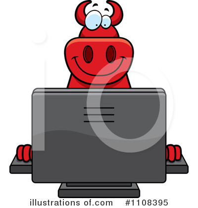Computer Clipart #1108395 by Cory Thoman