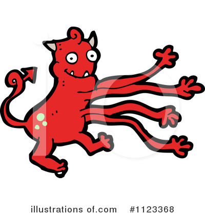 Royalty-Free (RF) Devil Clipart Illustration by lineartestpilot - Stock Sample #1123368