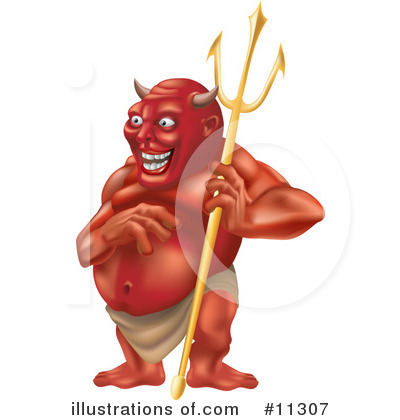 Royalty-Free (RF) Devil Clipart Illustration by AtStockIllustration - Stock Sample #11307