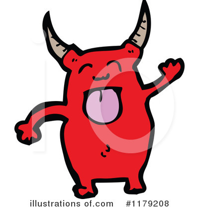 Royalty-Free (RF) Devil Clipart Illustration by lineartestpilot - Stock Sample #1179208
