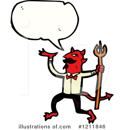 Royalty-Free (RF) Devil Clipart Illustration by lineartestpilot - Stock Sample #1211846