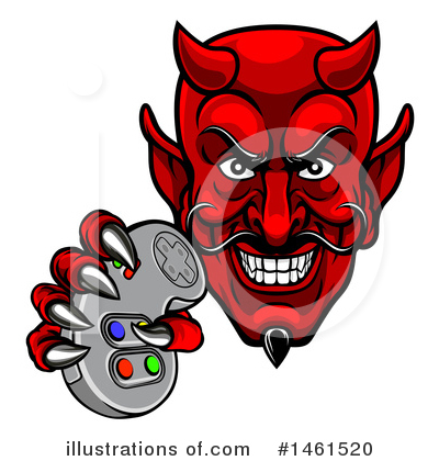 Royalty-Free (RF) Devil Clipart Illustration by AtStockIllustration - Stock Sample #1461520