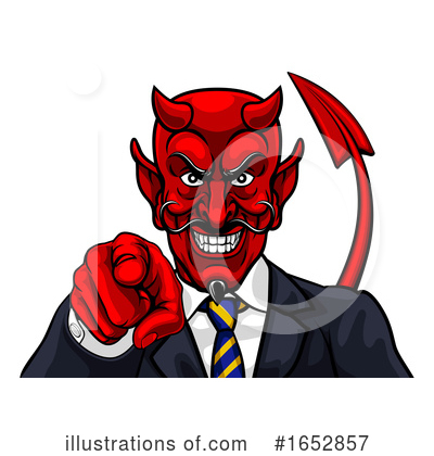 Devil Businessman Clipart #1652857 by AtStockIllustration