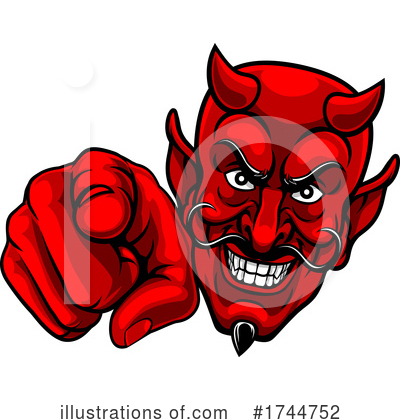 Royalty-Free (RF) Devil Clipart Illustration by AtStockIllustration - Stock Sample #1744752
