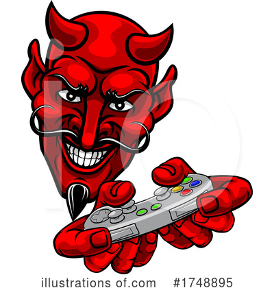 Royalty-Free (RF) Devil Clipart Illustration by AtStockIllustration - Stock Sample #1748895