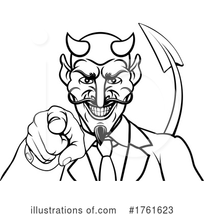 Devil Businessman Clipart #1761623 by AtStockIllustration