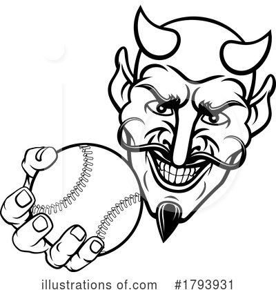 Softball Clipart #1793931 by AtStockIllustration